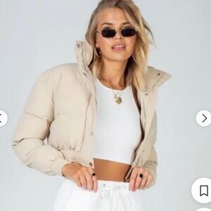 Princess Polly Cropped Puffer